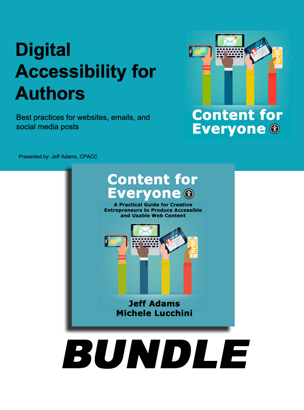 Audiobook Bundle: Digital Accessibility for Authors Course (Saturday, June 8 @ 11am ET)