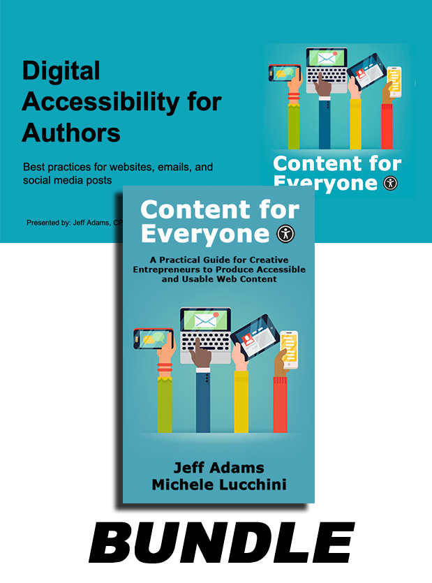 Ebook Bundle: Digital Accessibility for Authors Course (Saturday, June 8 @ 11am ET)